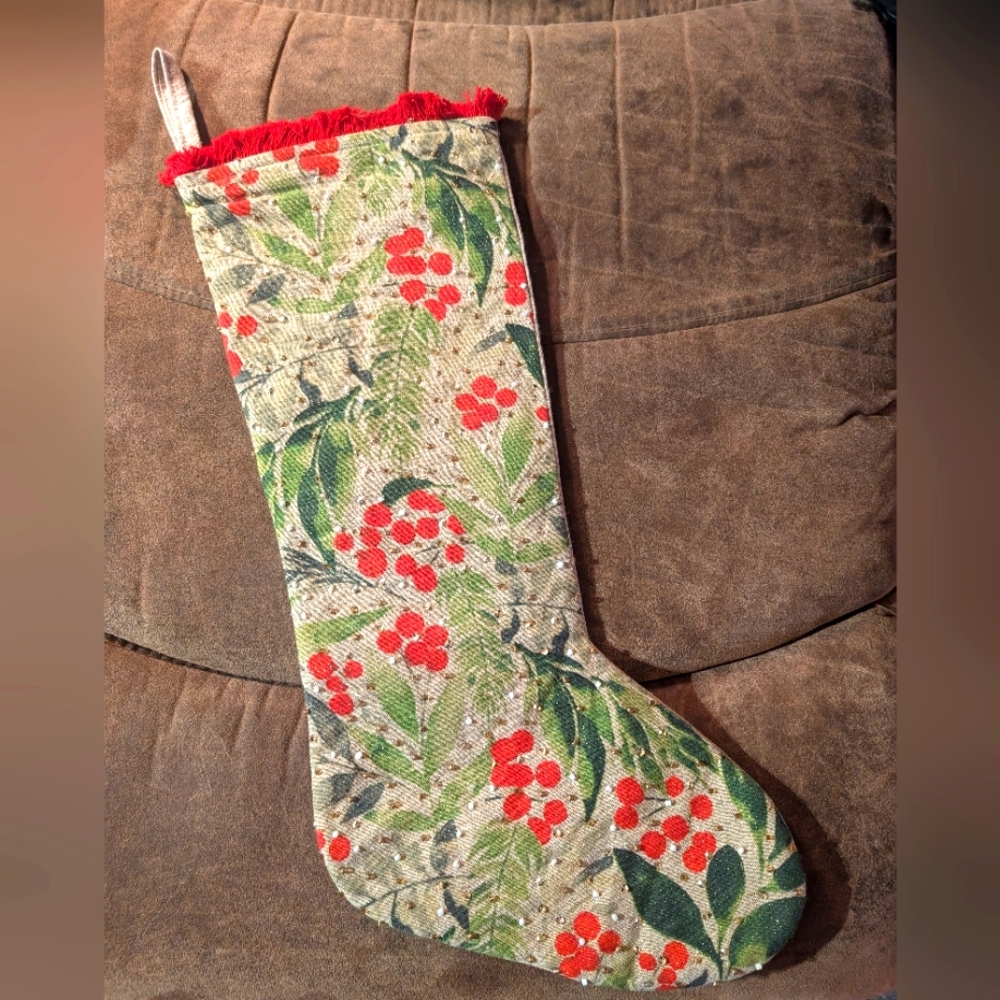 Mistletoe stocking